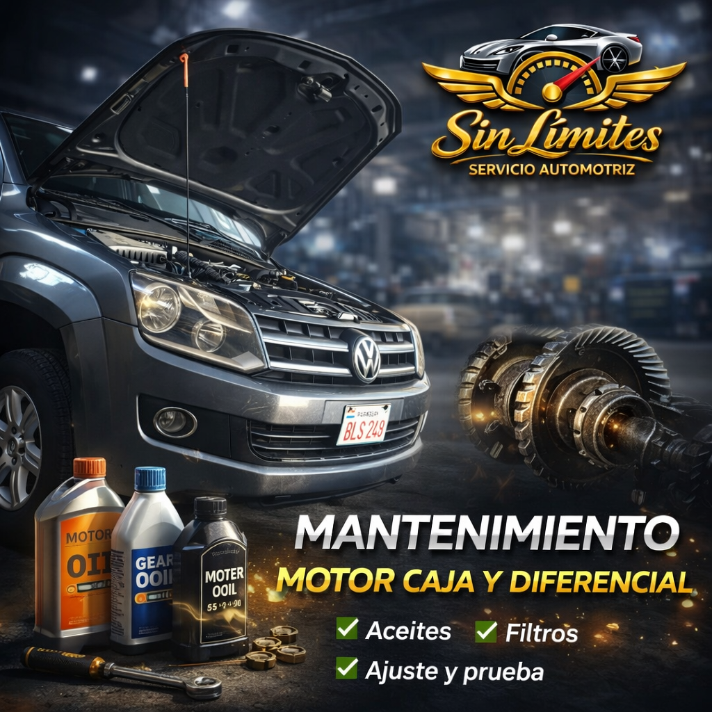 ⚙️ Mantenimiento de Motor, Caja y Diferencial