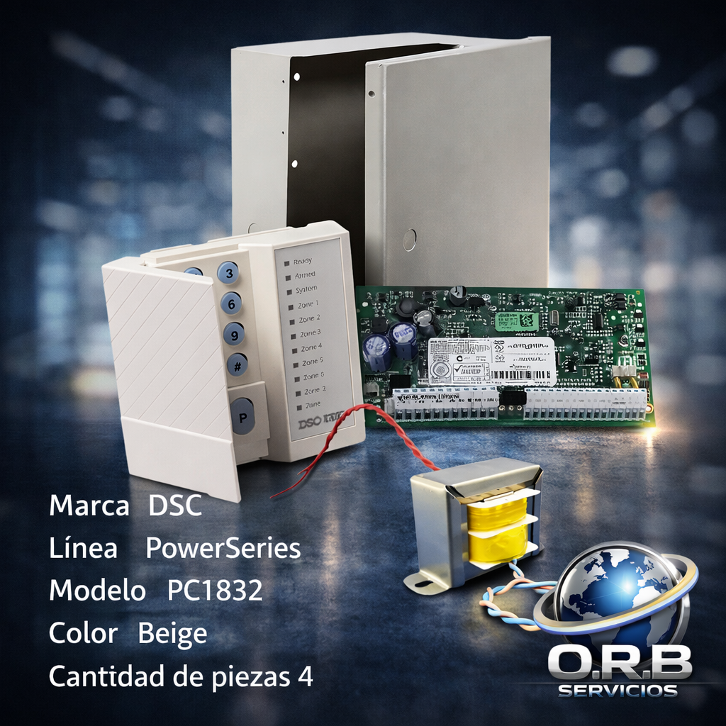 Marca DSC Línea PowerSeries Modelo PC1832 Color Beige