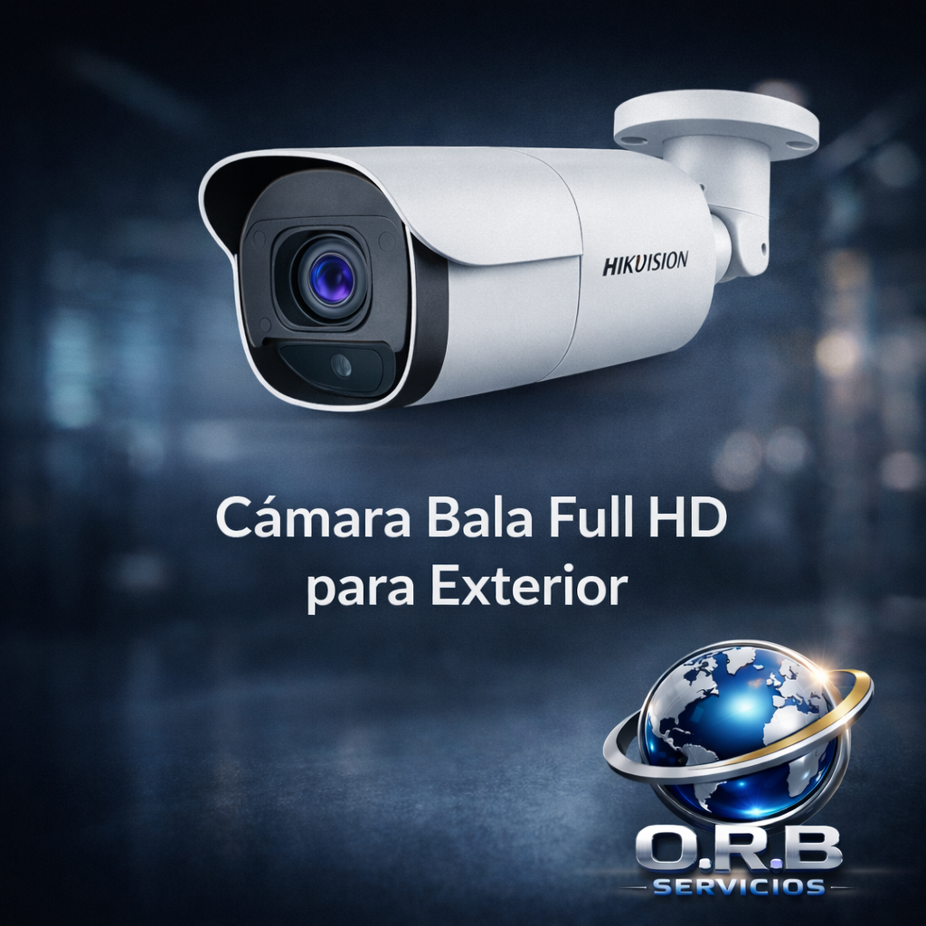 Cámara Bala Full HD para Exterior