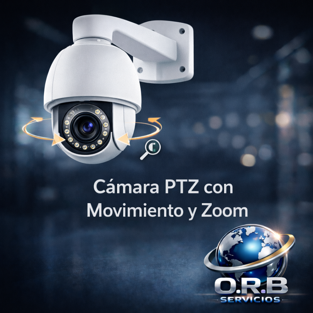 Cámara PTZ con Movimiento y Zoom