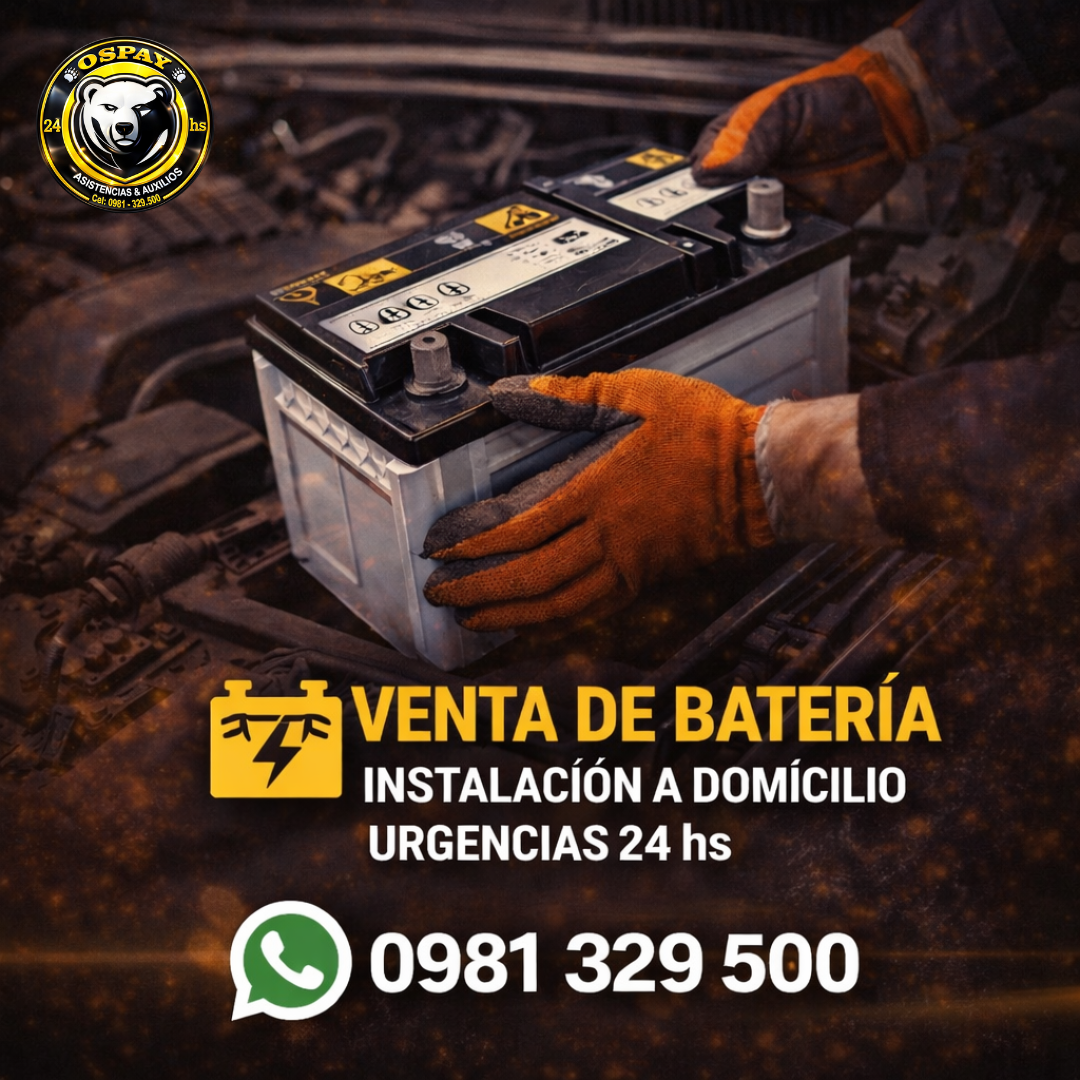 🔋 VENTA DE BATERÍAS – INSTALACIÓN EN VEHÍCULO