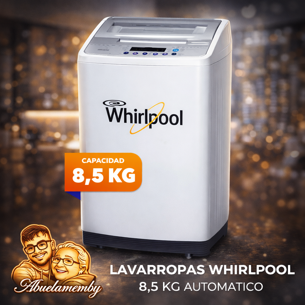 LAVARROPAS WHIRLPOOL 8,5 KG AUTOMATICO