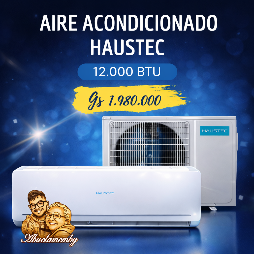 Aire Acondicionado Haustec 12.000 BTU