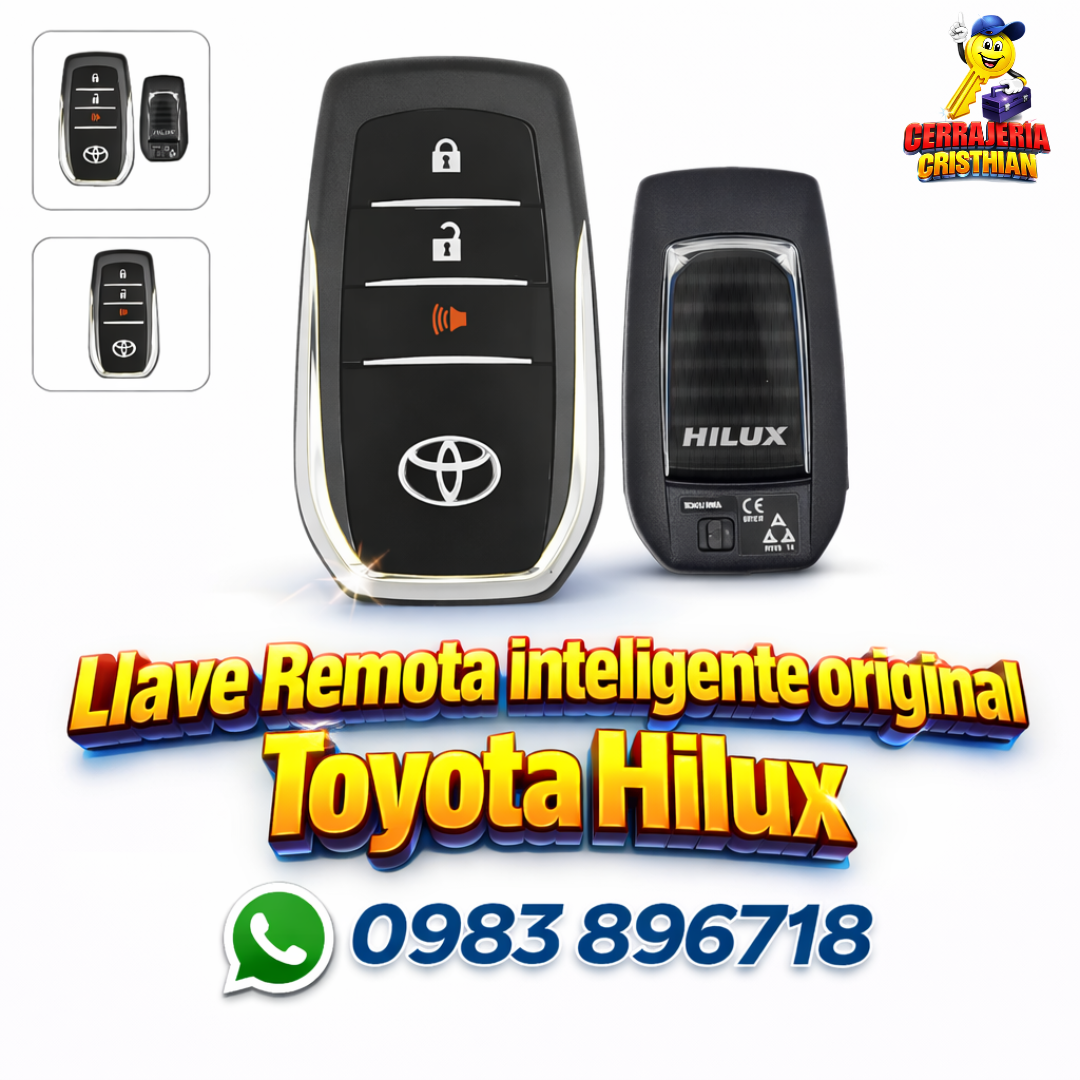 Llave Remota Inteligente Original Toyota Hilux