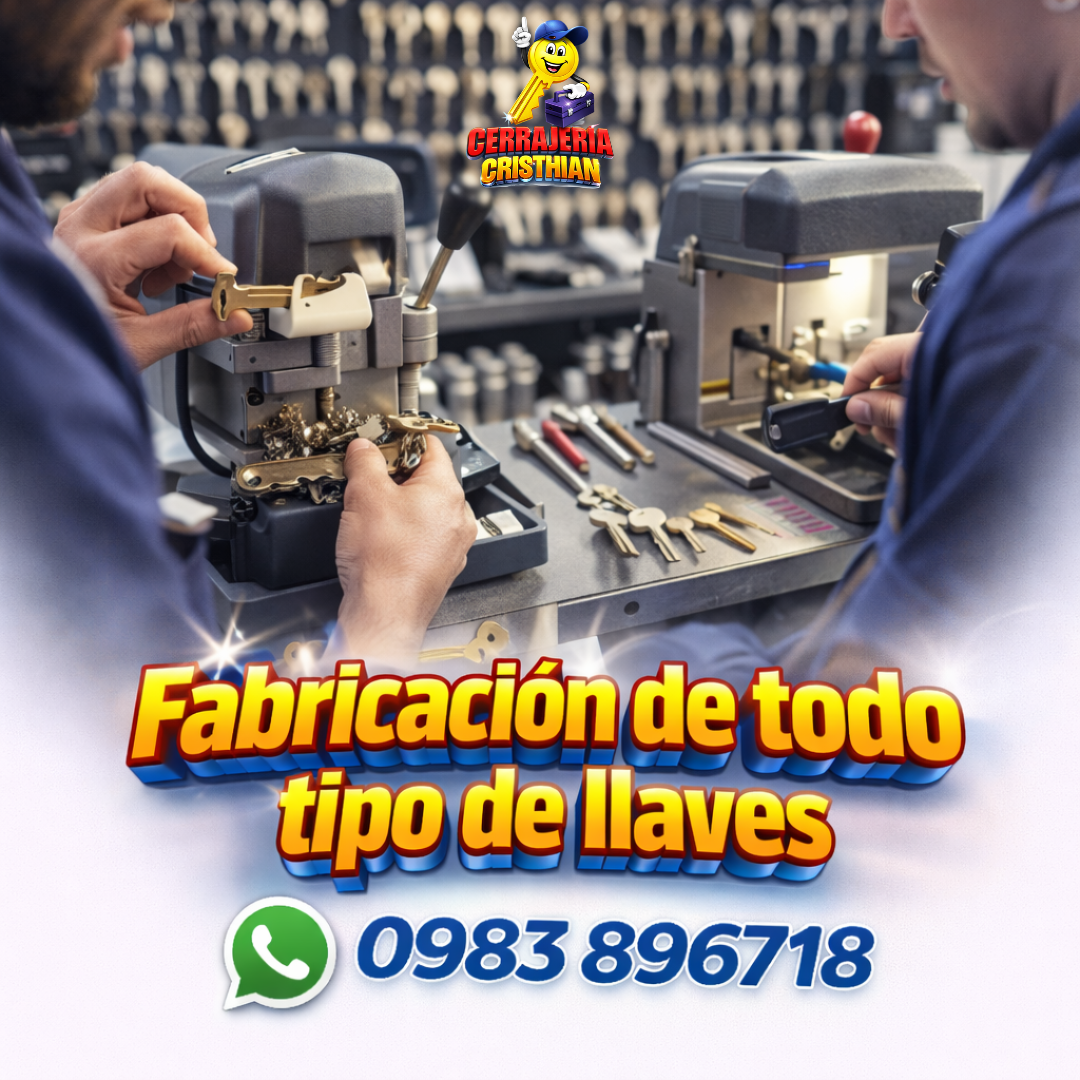 Fabricación de Todo Tipo de Llaves