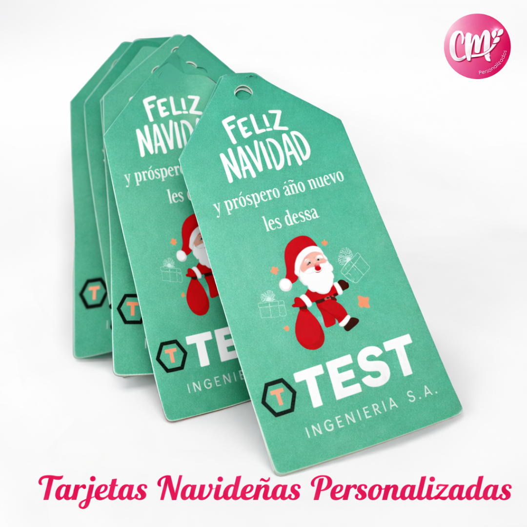 Tarjetas Navideñas Personalizadas – Con Logo Empresarial