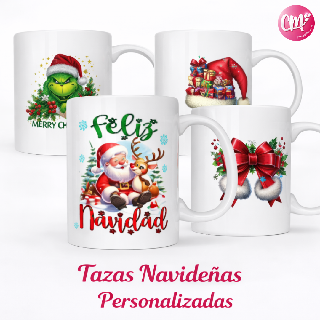 Tazas Navideñas Personalizadas – Diseños Exclusivos Navidad