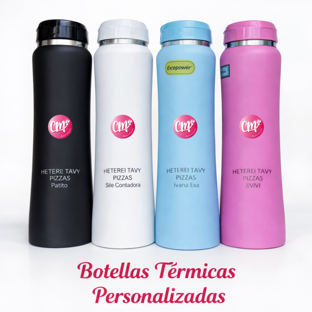 Botellas Térmicas Personalizadas – Acero Inoxidable Premium