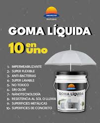 Goma LIiquida 18 y 3,6 Lts