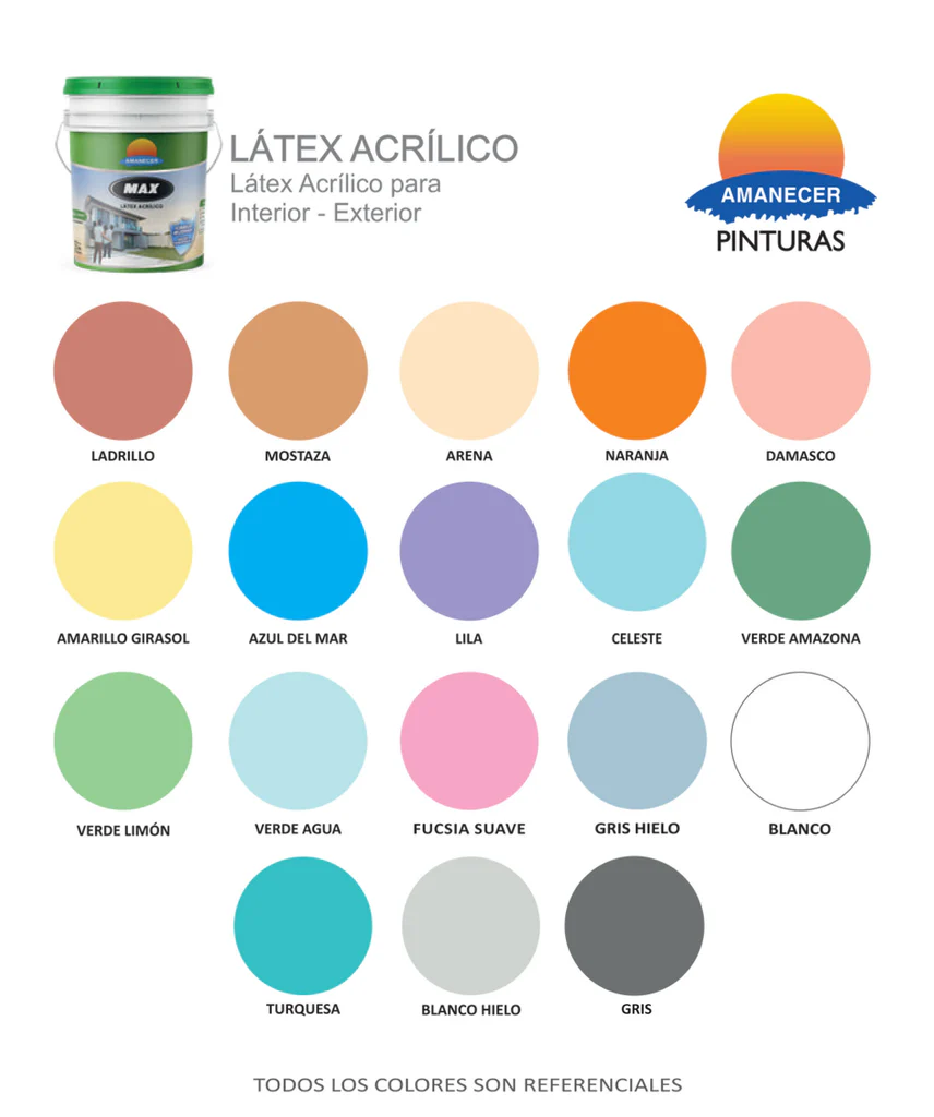 Latex Max Acrílico 18 y 3,6 Lts