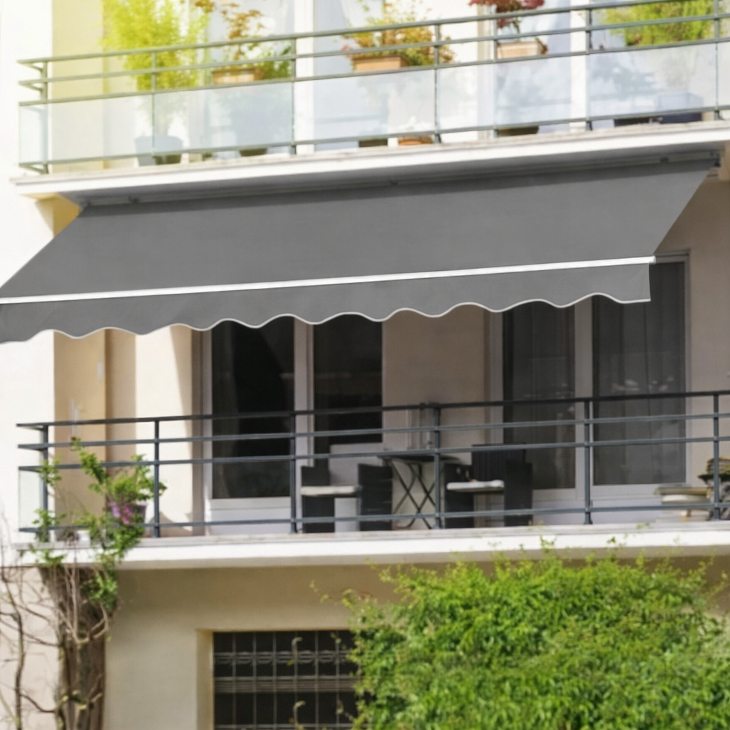 Toldo Brazo Retráctil IGPRO Gris 3x2.5 mts – Sombra Moderna para tu Terraza
