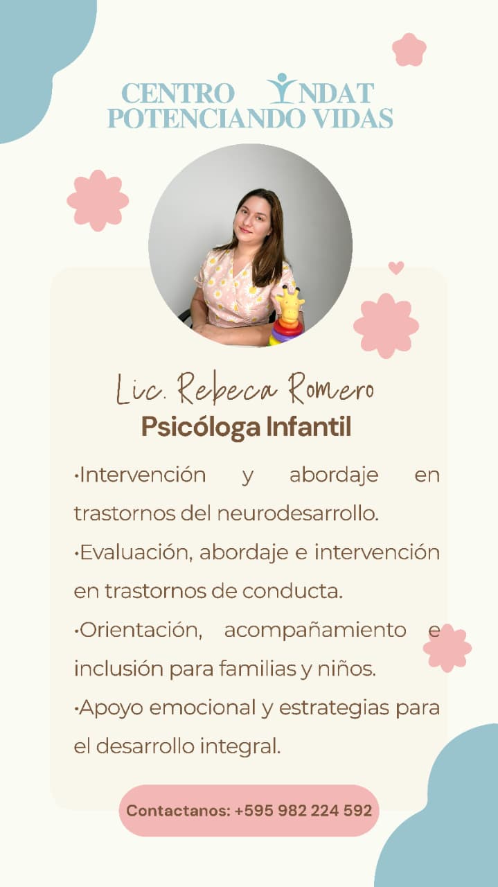 Lic. Rebeca Romero | Psicóloga Infantil