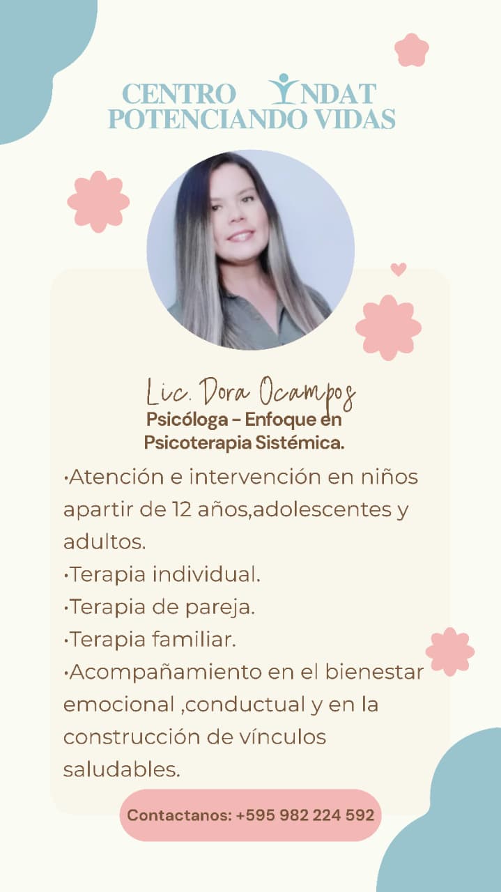 Lic. Dora Ocampos | Psicóloga – Enfoque en Psicoterapia Sistémica