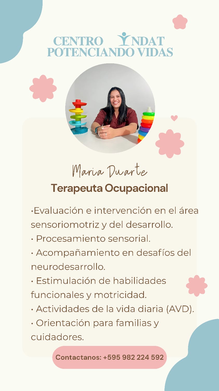 María Duarte | Terapeuta Ocupacional