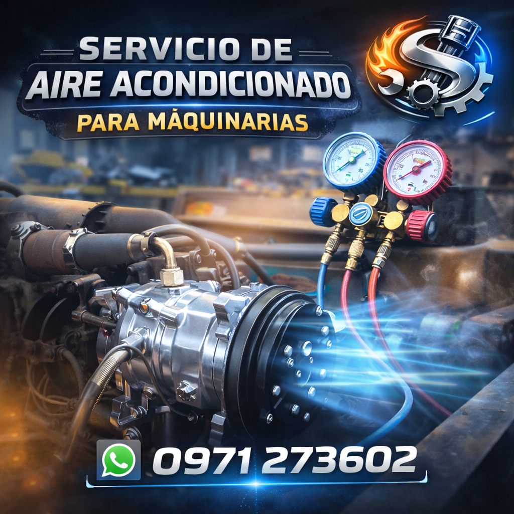 Servicio de Aire Acondicionado para Maquinarias