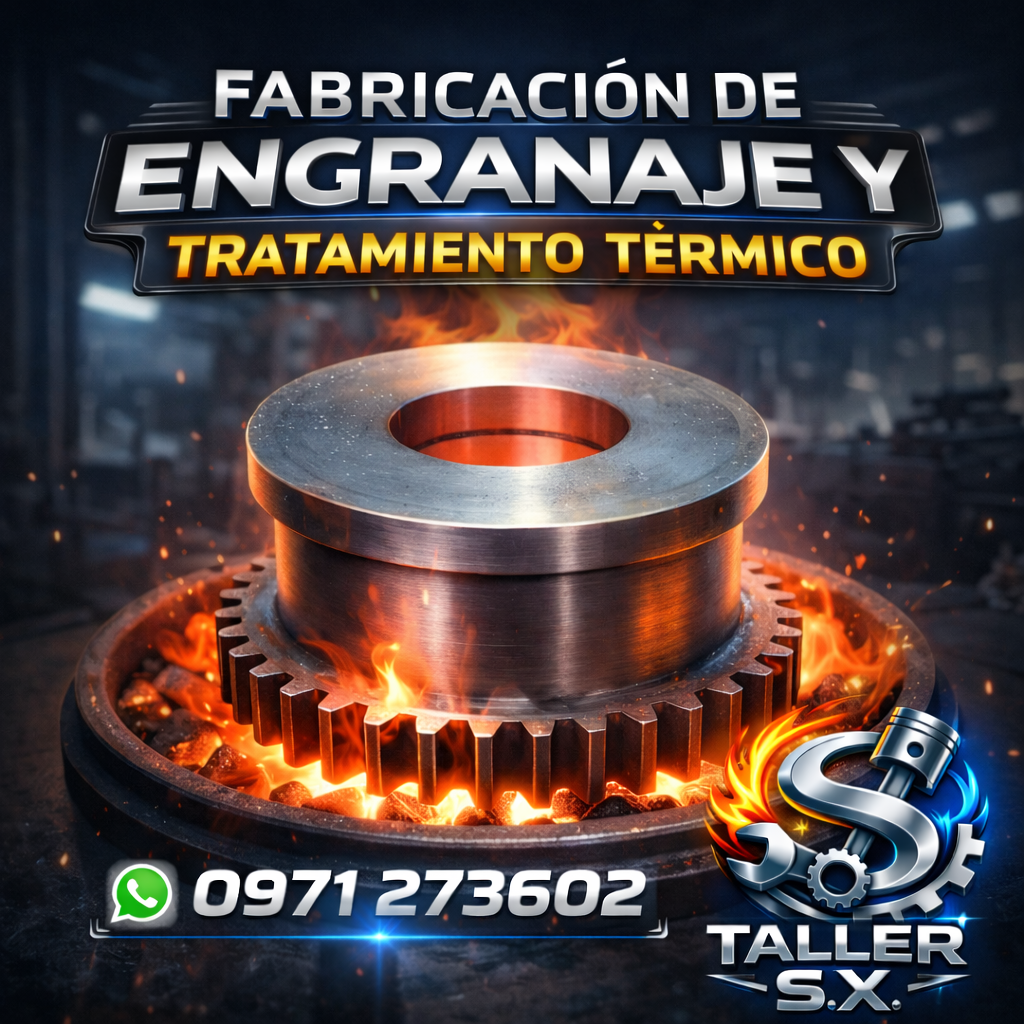 Fabricación de Engranajes y Tratamiento Térmico Industrial