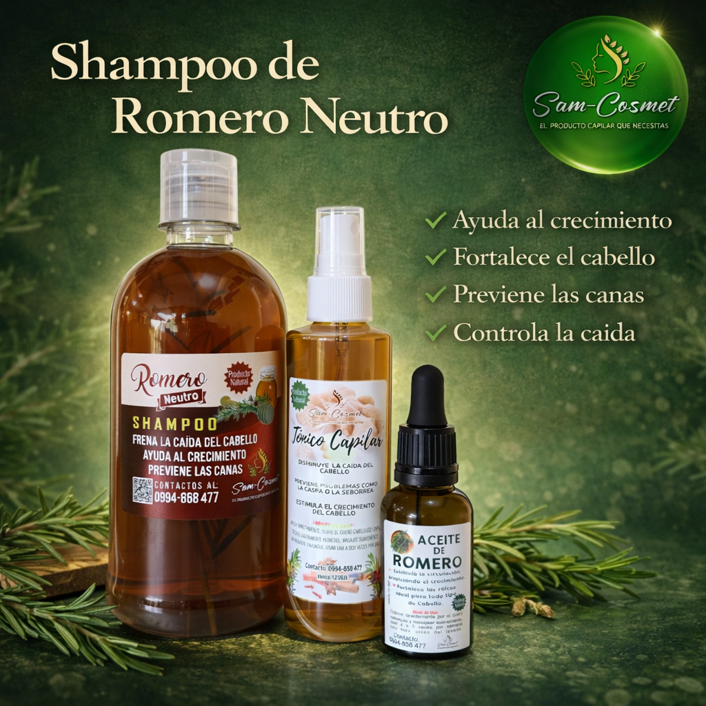 Shampoo de Romero Neutro