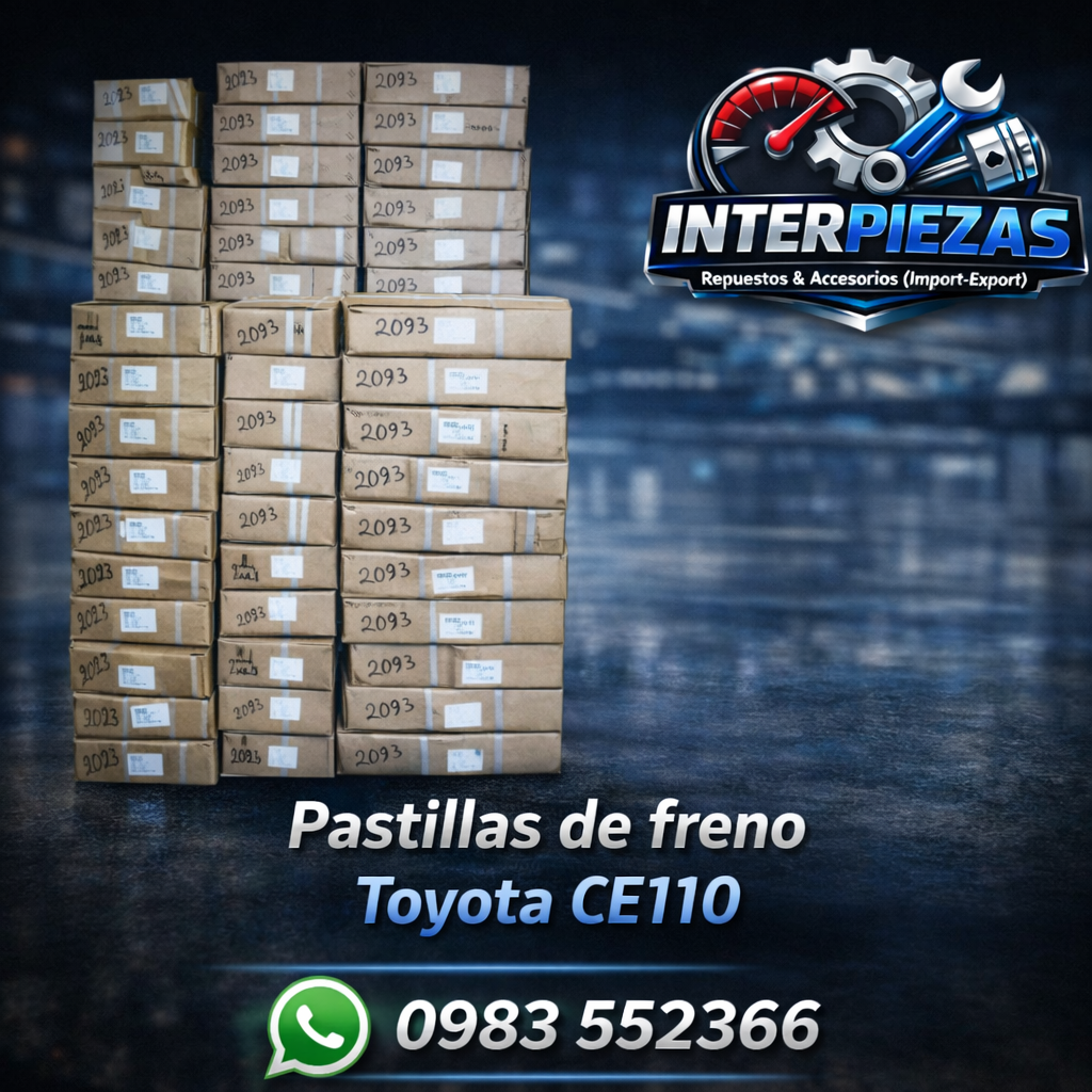Pastillas de Freno Toyota CE110 – Calidad y Máxima Seguridad