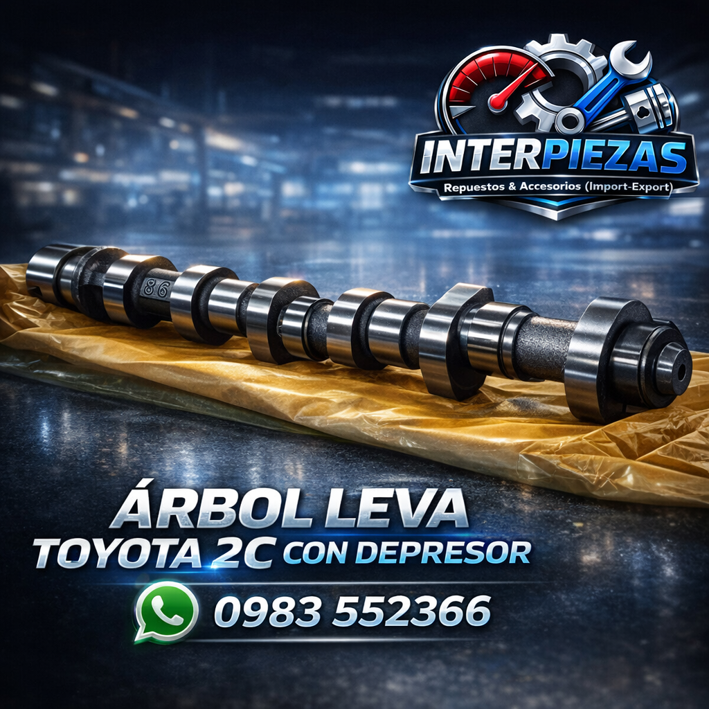 Árbol de Leva Toyota 2C con Depresor – Precisión y Máximo Rendimiento