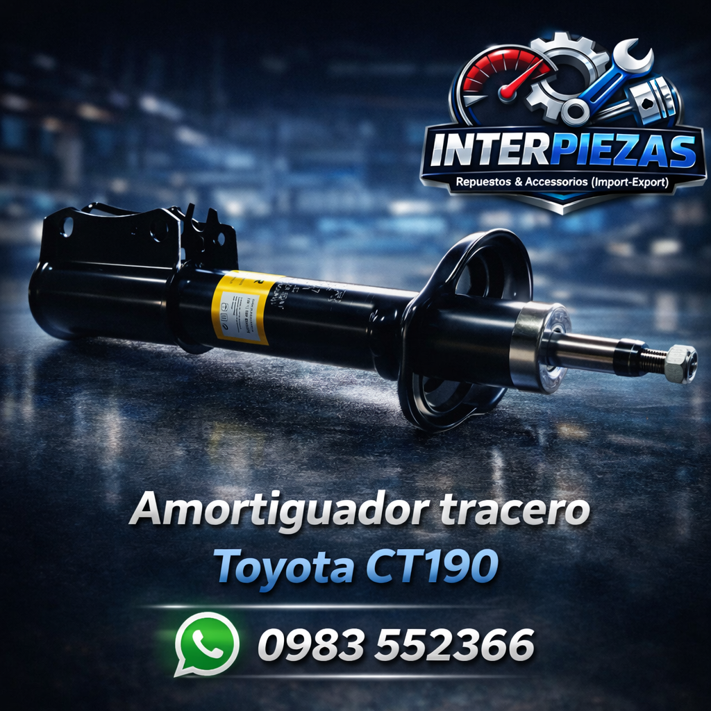 Amortiguador Trasero Toyota CT190 – Estabilidad y Máximo Confort