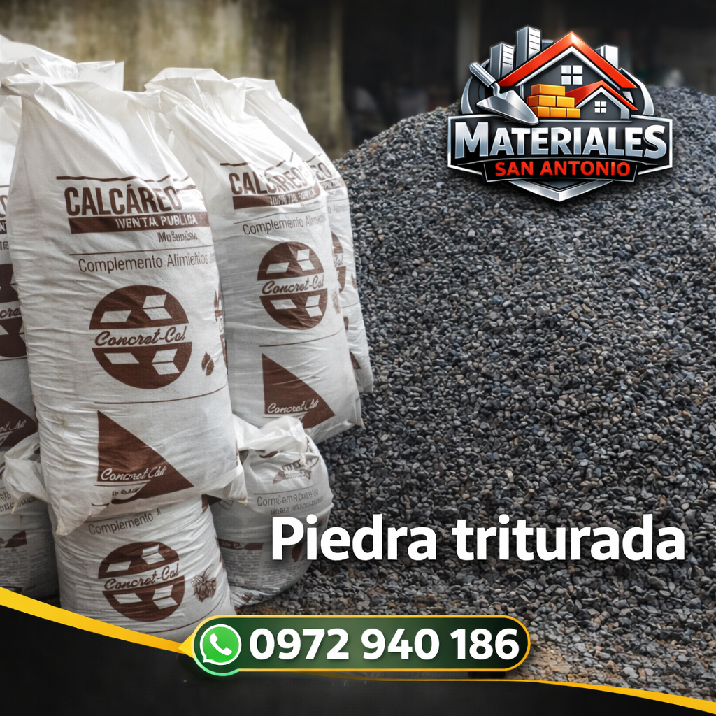 Piedra Triturada – Base Firme para tu Construcción