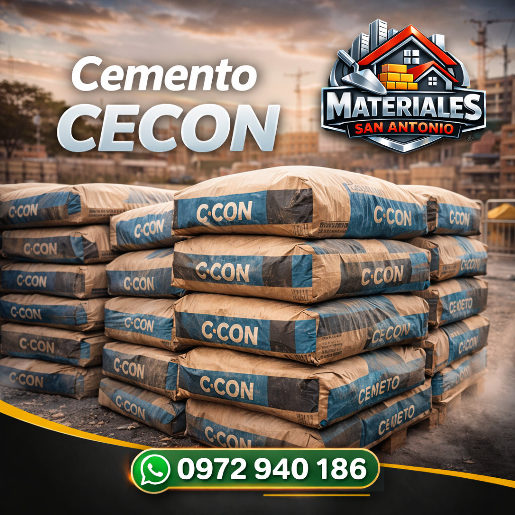 Cemento CECON – Resistencia y Confianza para tu Obra