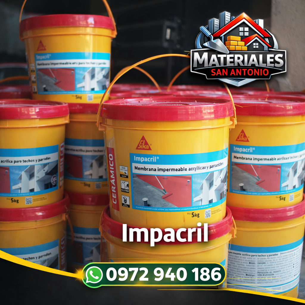 Impacril – Protección Impermeable para Techos y Paredes