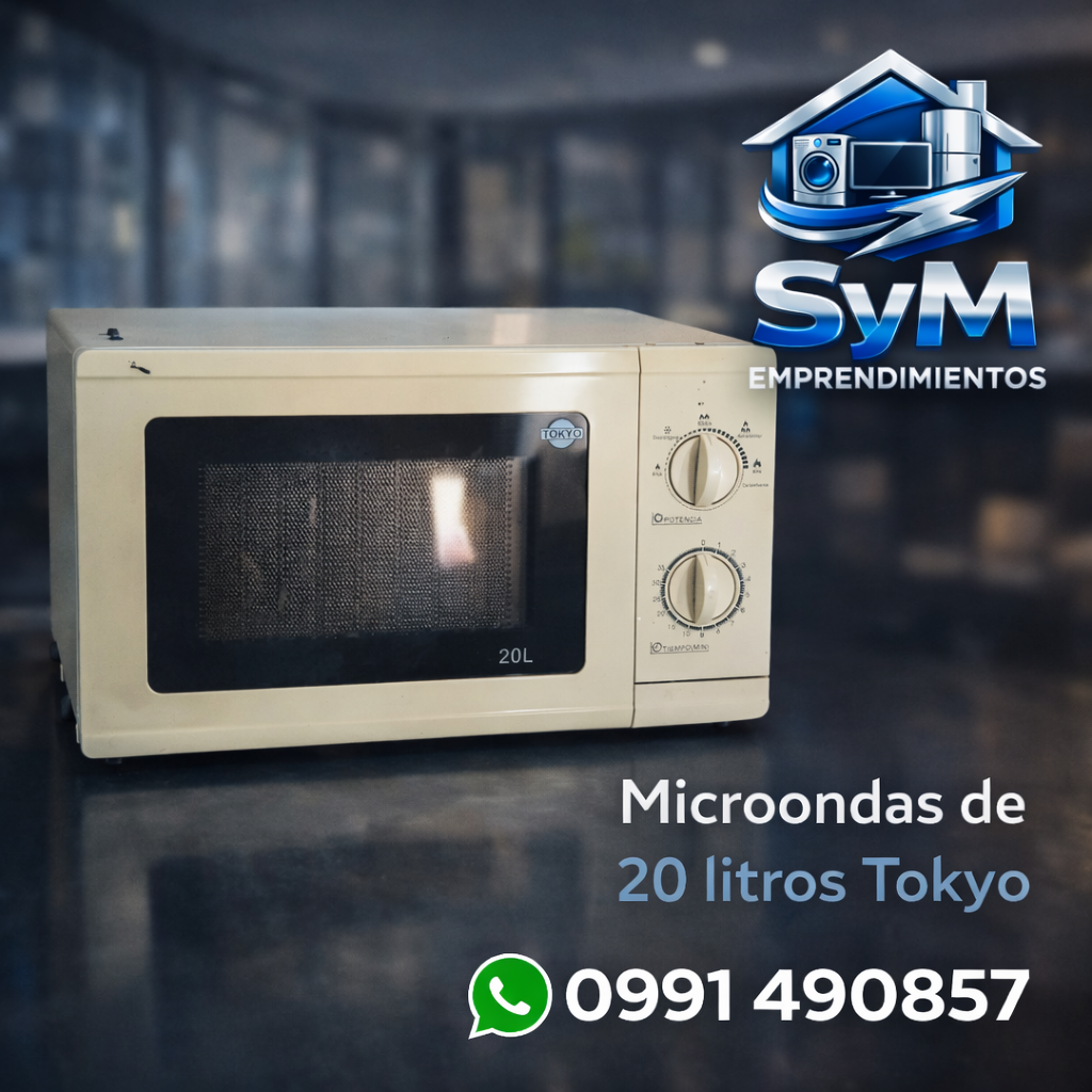 🔥 Microondas Tokyo 20 Litros