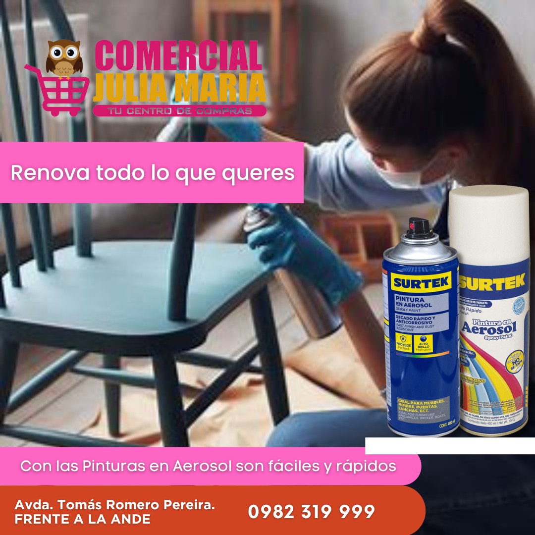 Renová Todo lo que Querés con Pintura en Aerosol