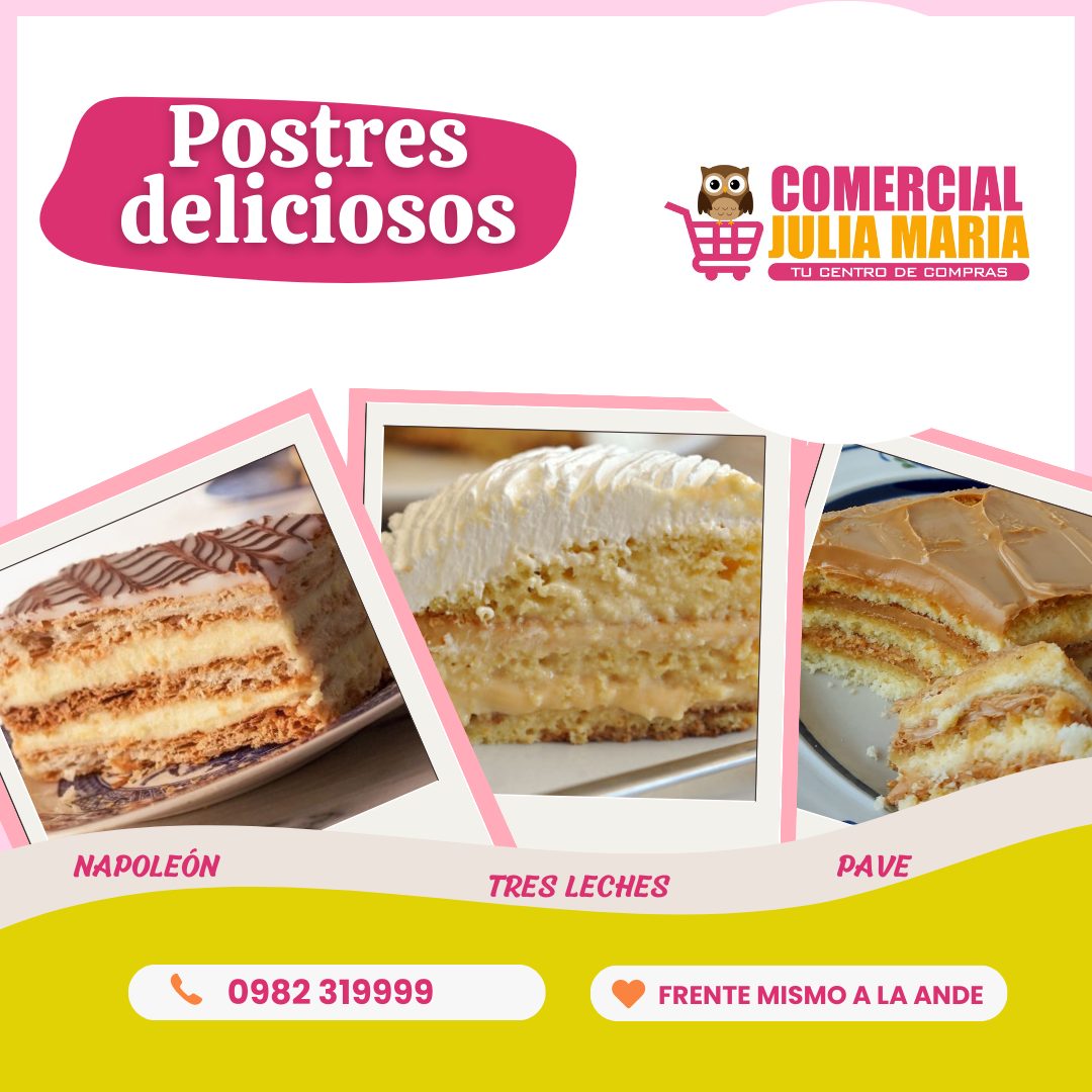 Postres Deliciosos que Te Van a Encantar
