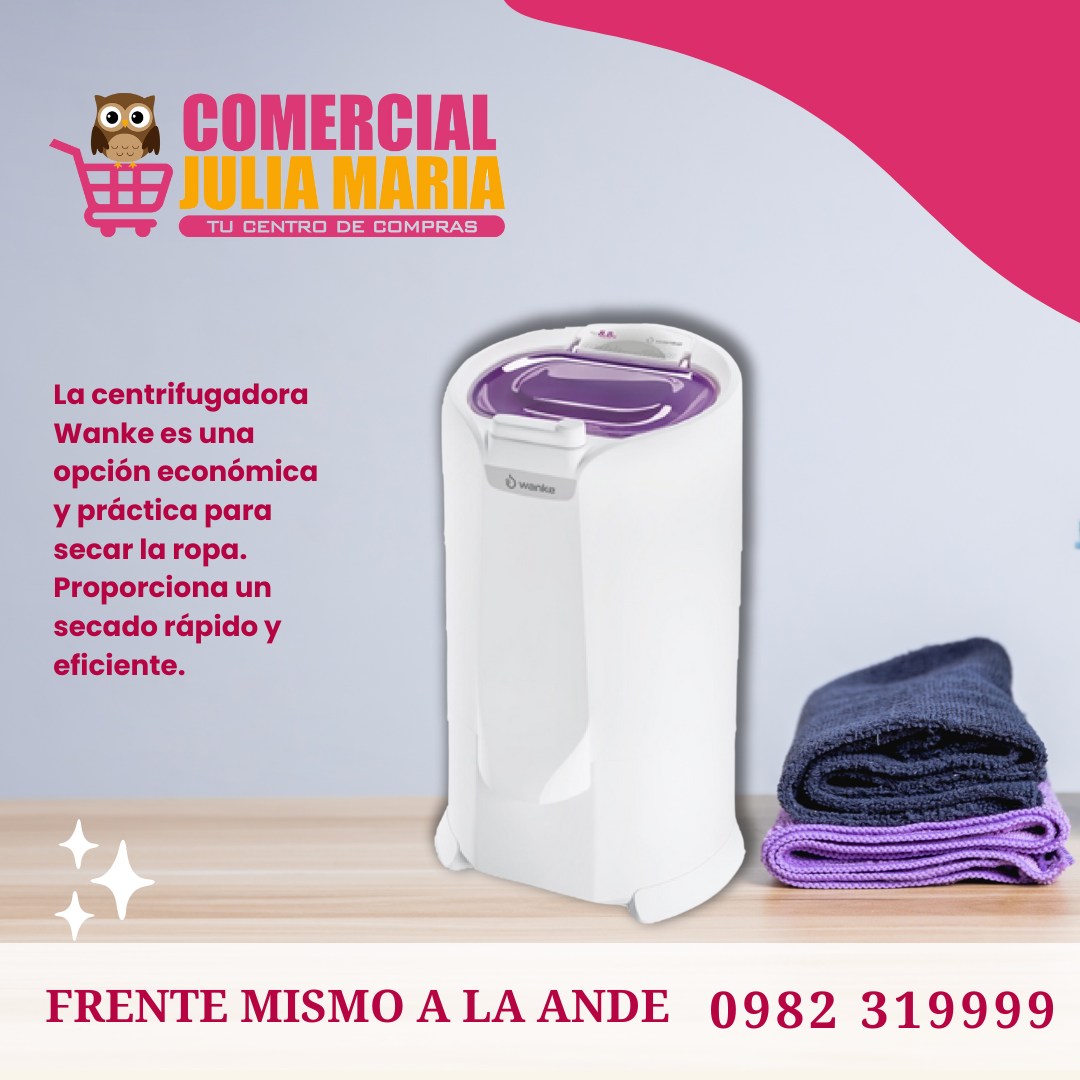 Centrifugadora Wanke – Secado Rápido y Eficiente