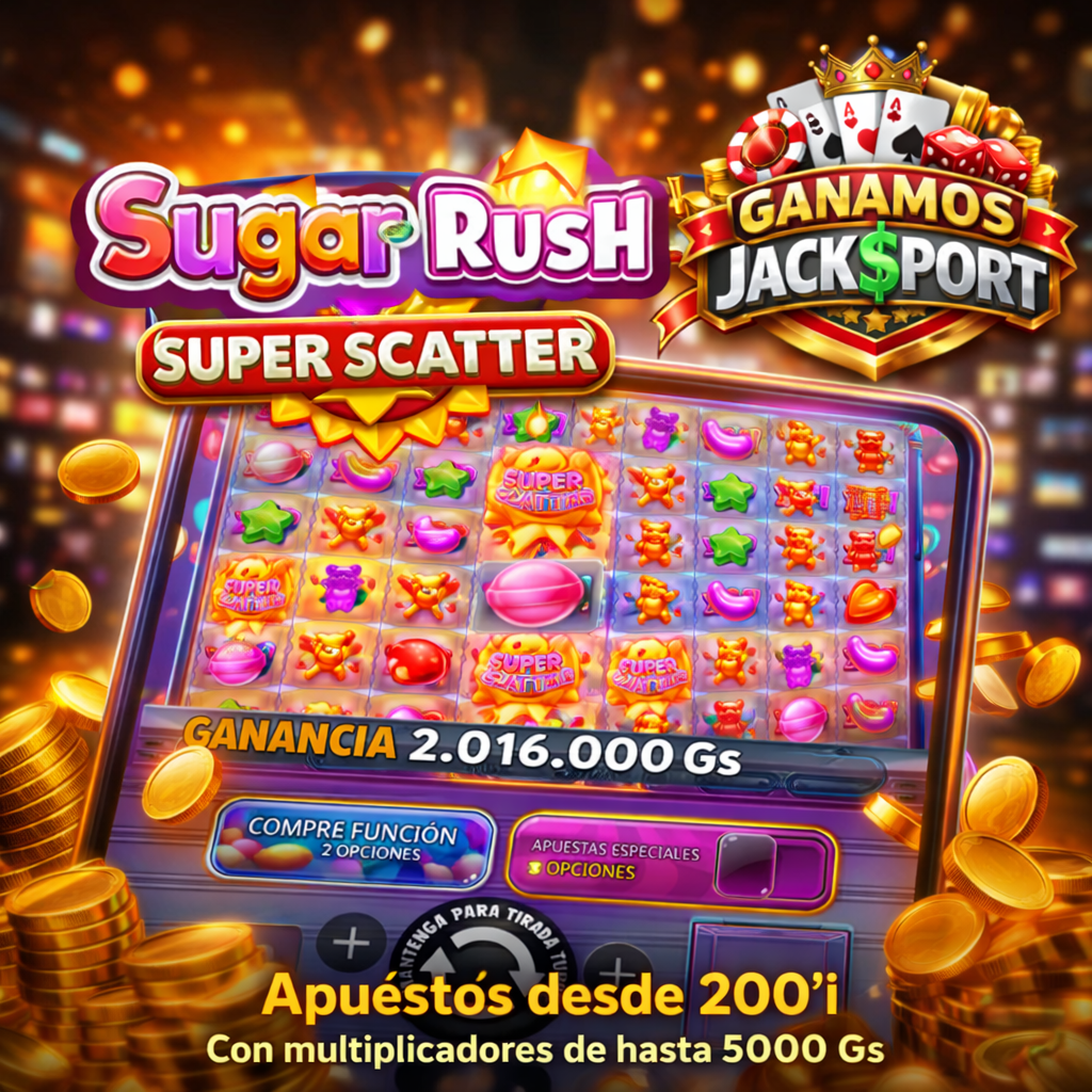 🍬 Sugar Rush Super Scatter – Ganancia de 2.016.000 Gs 🎰