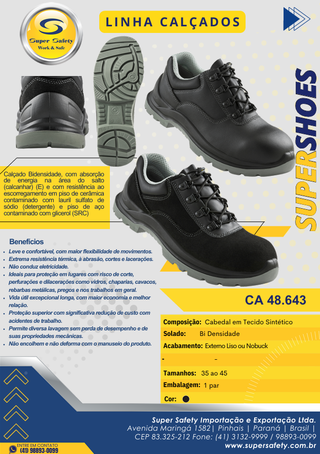 Calzado de Seguridad Super Shoes CA 48.643
