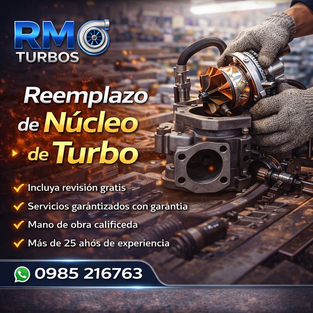 Reemplazo de Núcleo de Turbo – Servicio Profesional