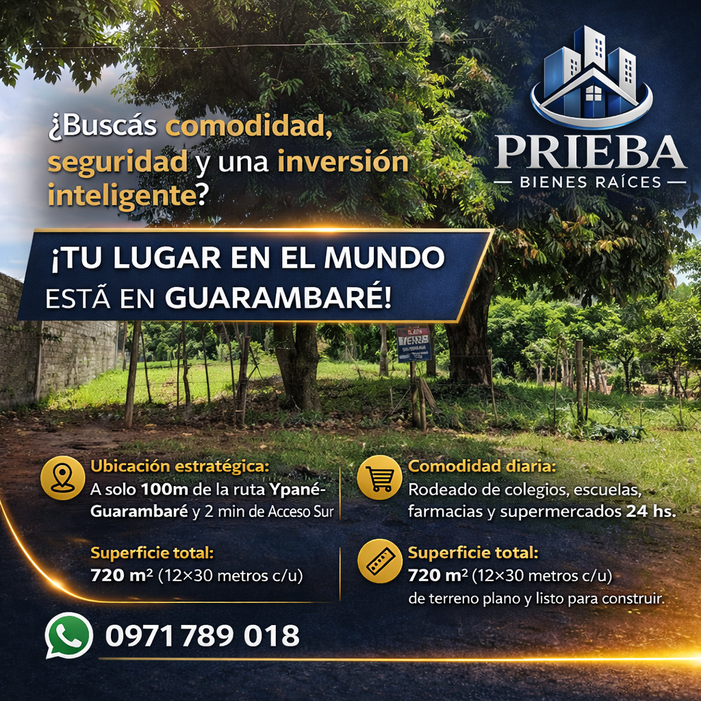 📍 ¡TU LUGAR EN EL MUNDO ESTÁ EN GUARAMBARÉ! 🌟