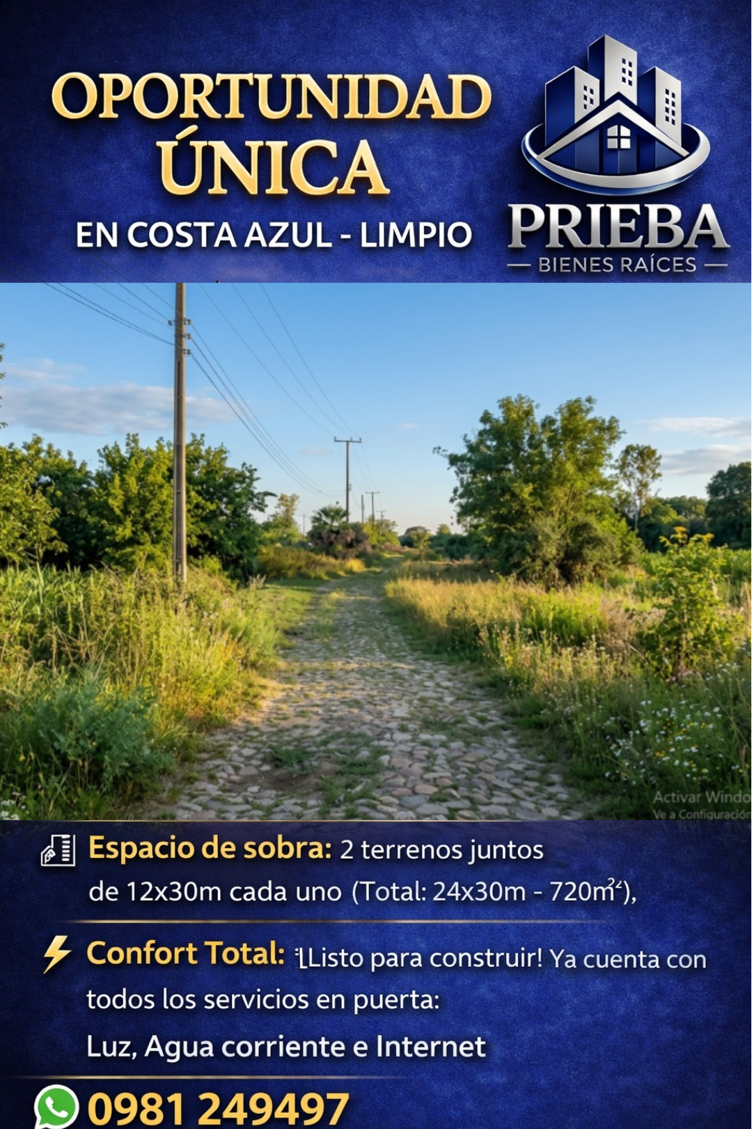 OPORTUNIDAD ÚNICA EN COSTA AZUL - LIMPIO: ¡TU QUINTA E INVERSIÓN EN UN SOLO LUGAR!
