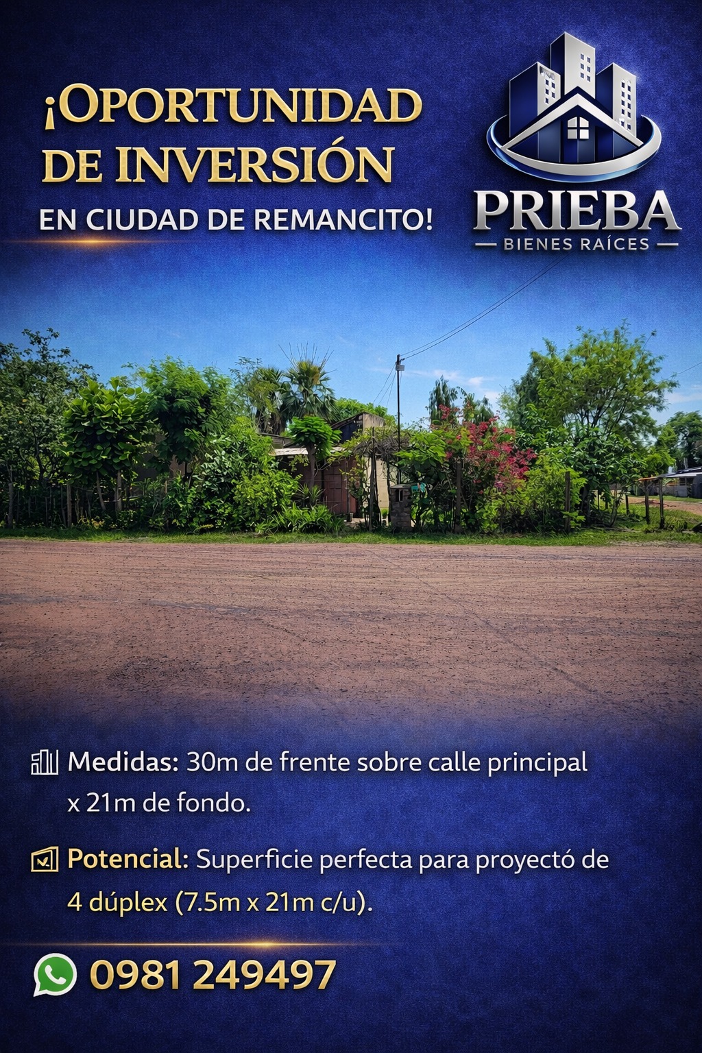 🏡 ¡OPORTUNIDAD DE INVERSIÓN EN CIUDAD DE REMANCITO!