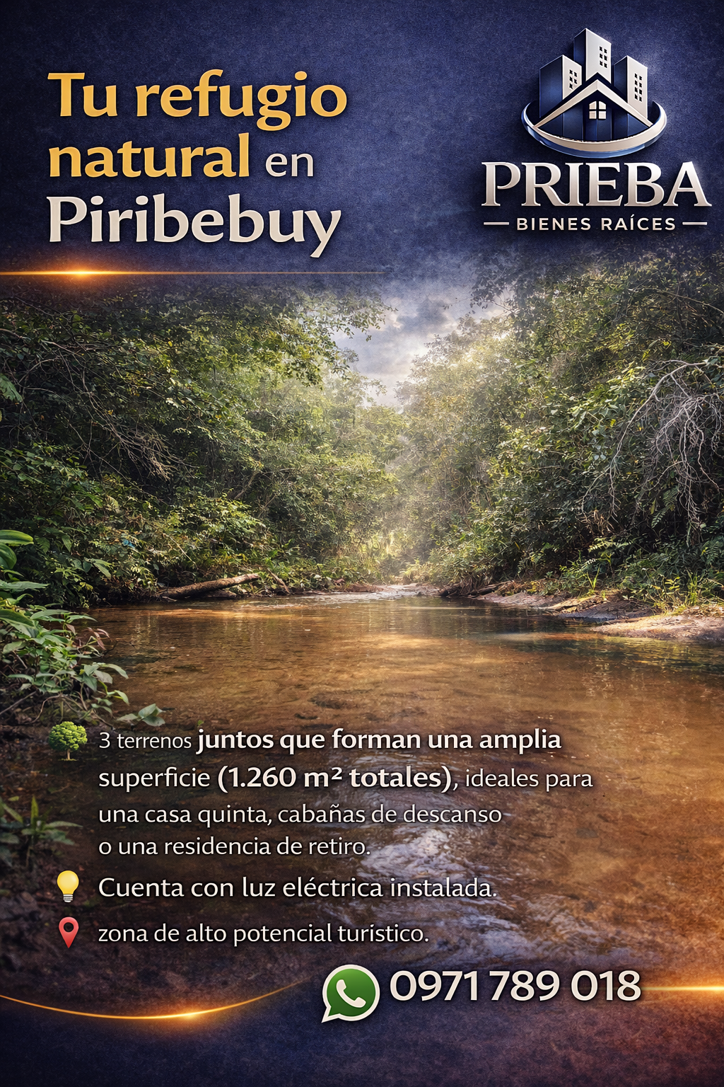 "Tu refugio natural en Piribebuy" 🌿⛰️