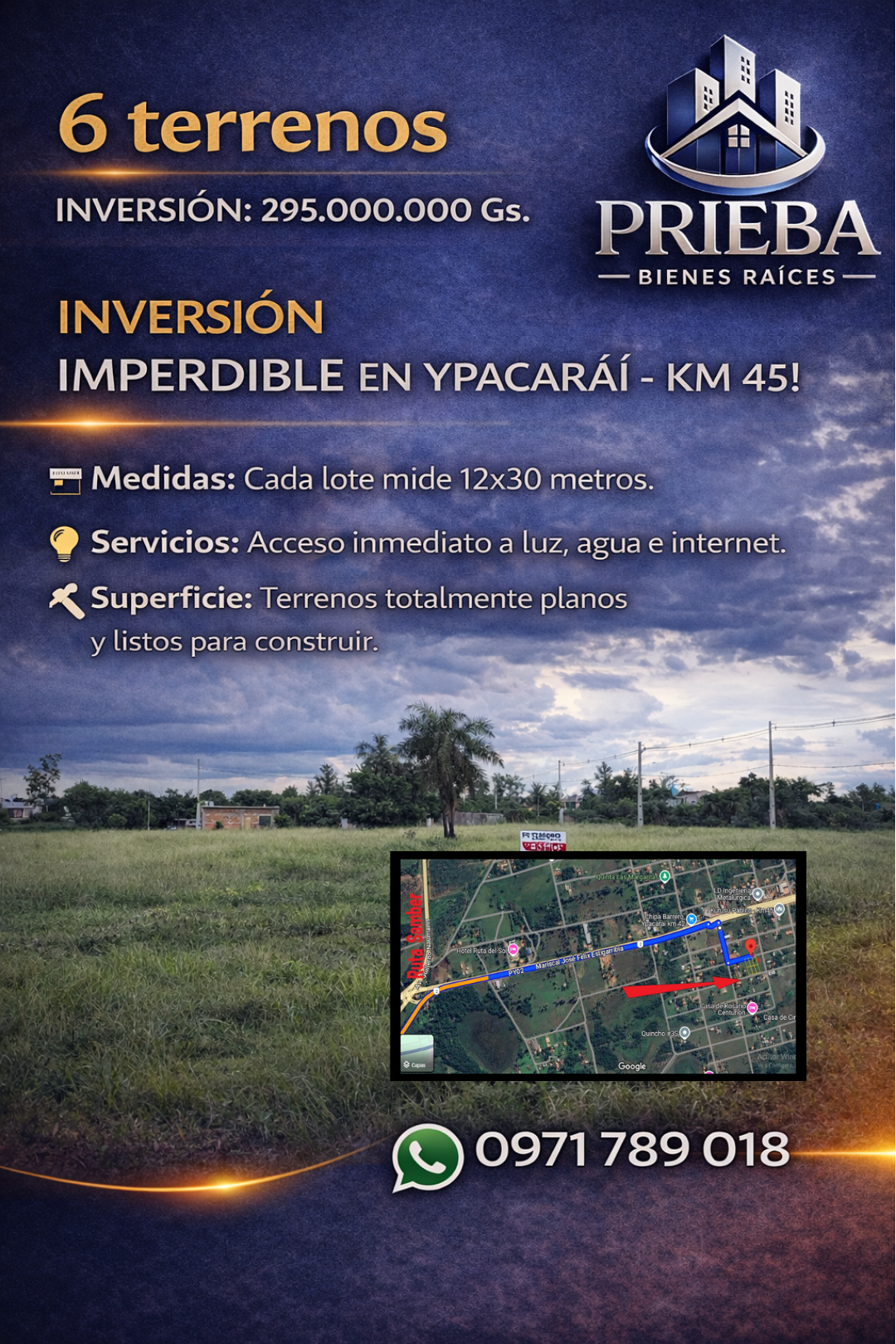 INVERSIÓN IMPERDIBLE EN YPACARAÍ - KM 45! 🏢✨