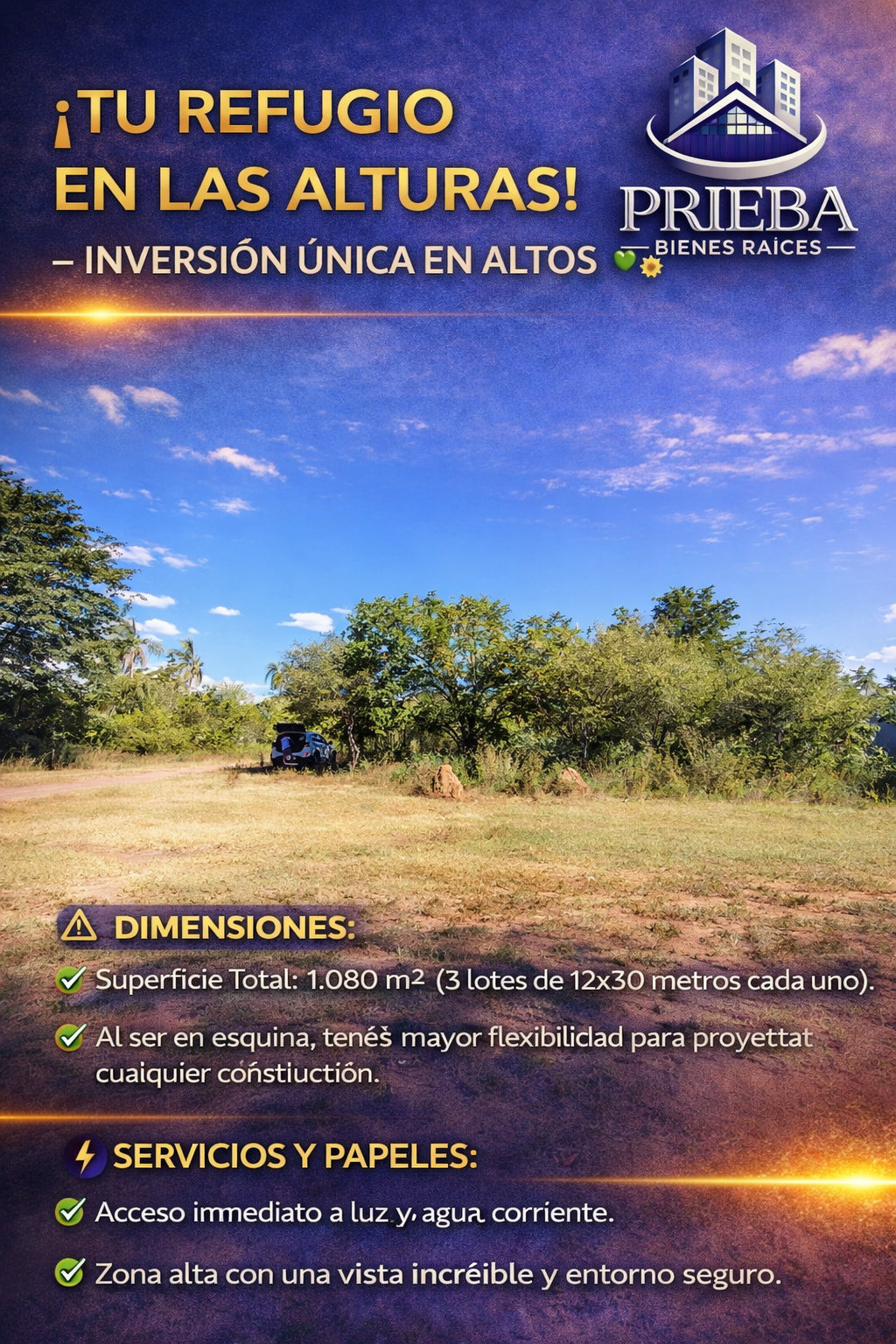 ¡TU REFUGIO EN LAS ALTURAS! – INVERSIÓN ÚNICA EN ALTOS 🌳☀️