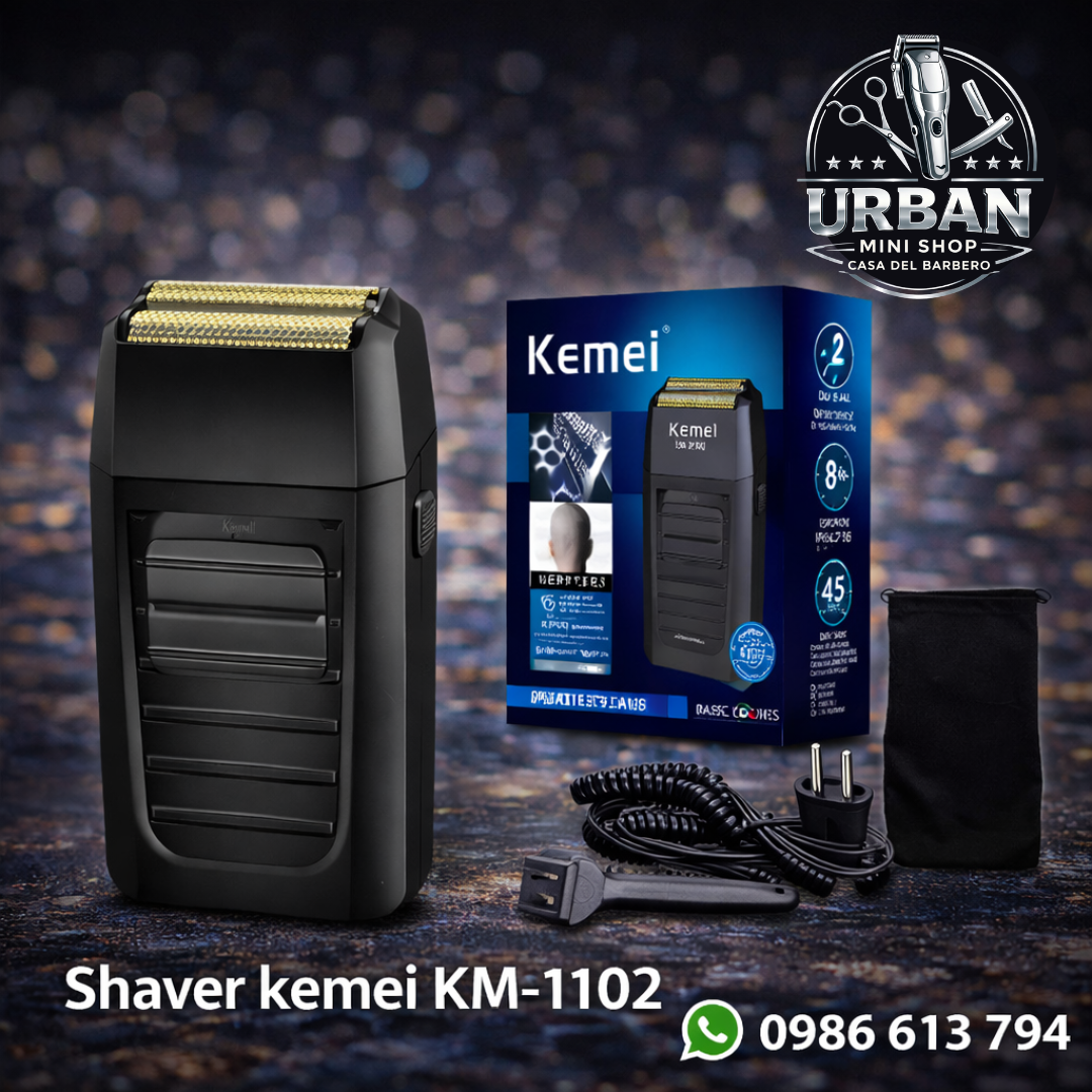 Shaver Kemei KM-1102 – Afeitadora Profesional de Precisión
