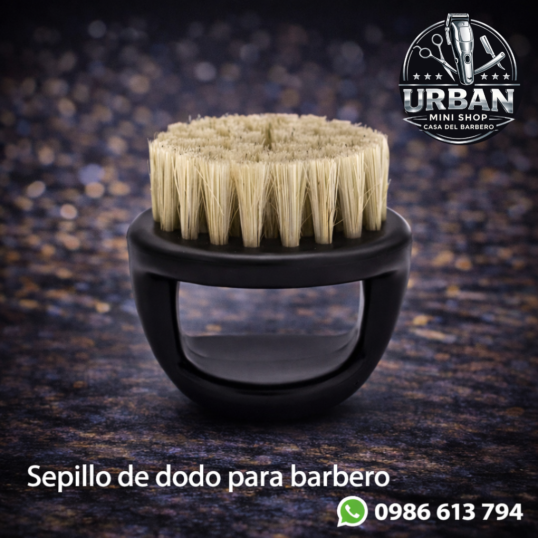 Cepillo de Dedo para Barbero – Precisión y Control Total