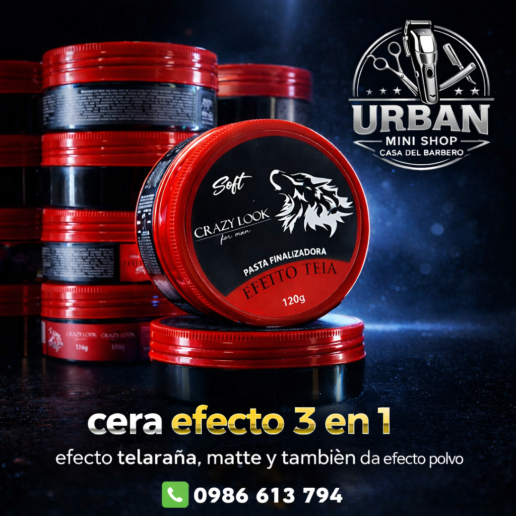 Cera para moldeadora de cabello masculino