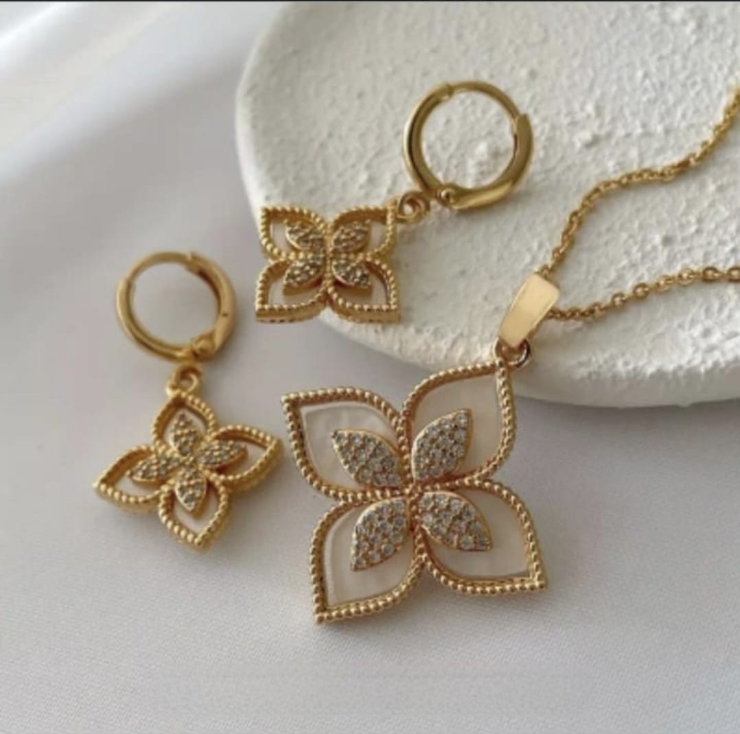 Joyería de trébol - Conjunto.