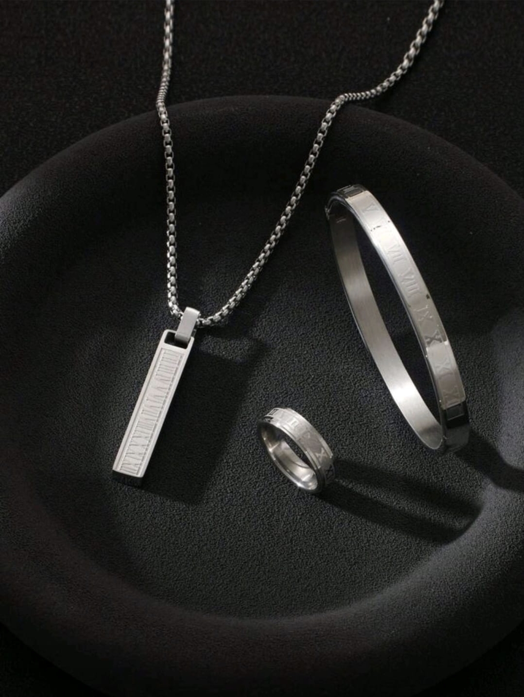 Set de tres piezas (acero inoxidable)