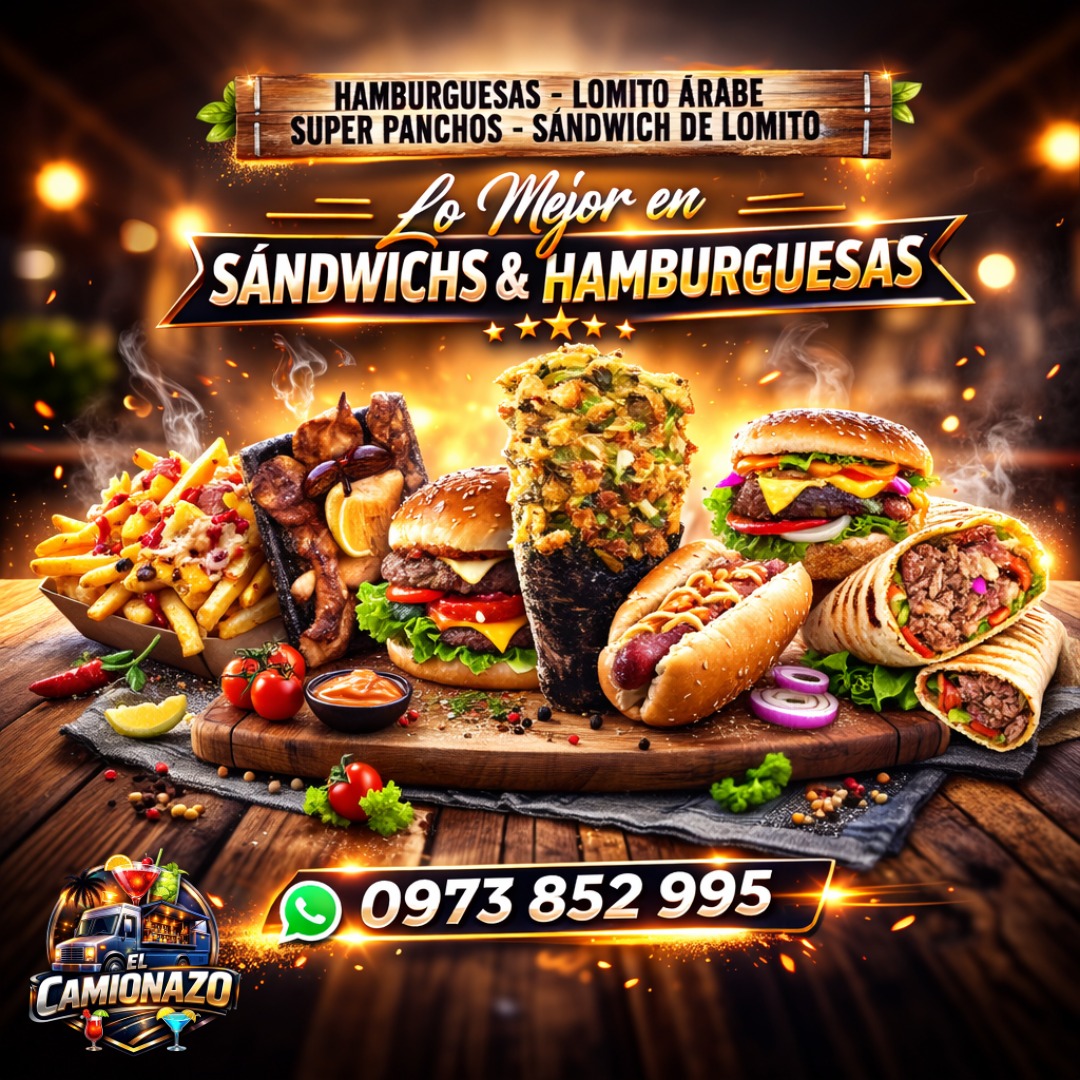 LO MEJOR EN SÁNDWICHS & HAMBURGUESAS 🍔🔥 | El Camionazo
