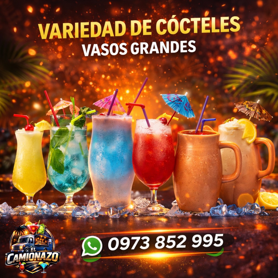 CÓCTELES EN VASOS GRANDES 🍹🔥 | El Camionazo