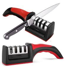 afilador y amoladora de cuchillos profesional de 3 etapas marca Home Land.