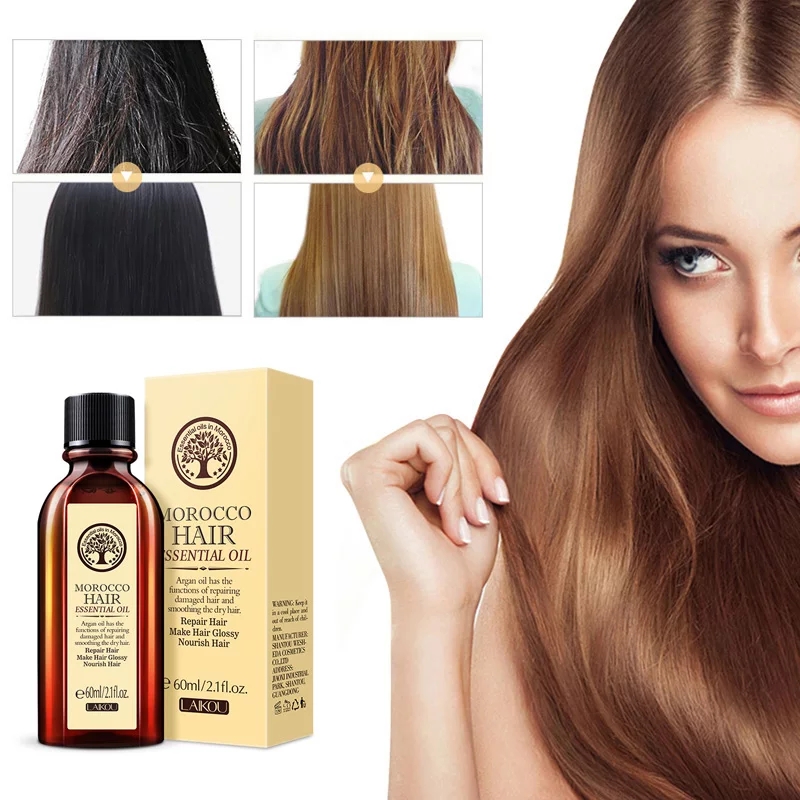 Aceite capilar de argán morocco hair Laikou 60 ml.