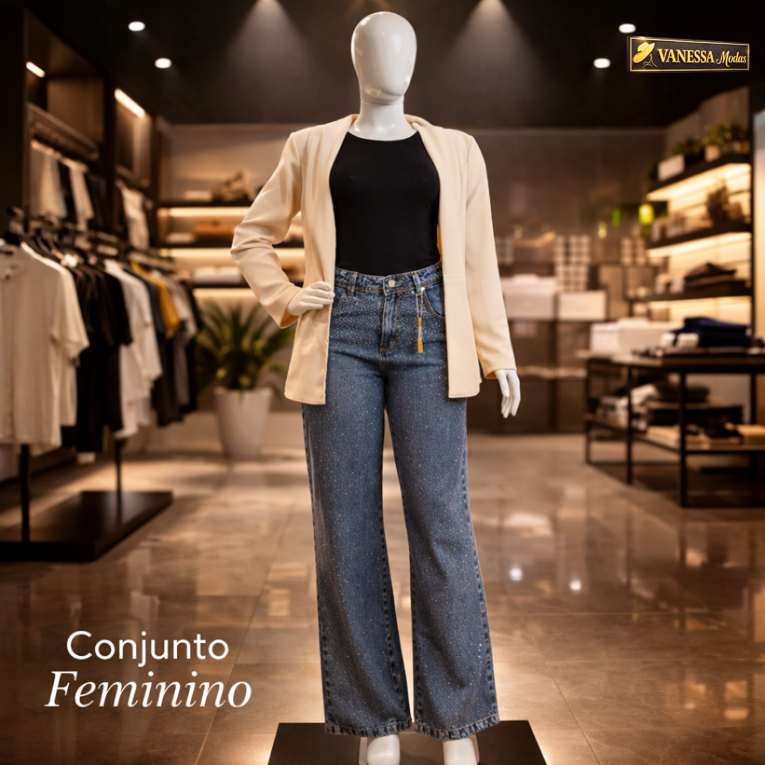 Conjunto Femenino Elegante – Estilo Casual Chic